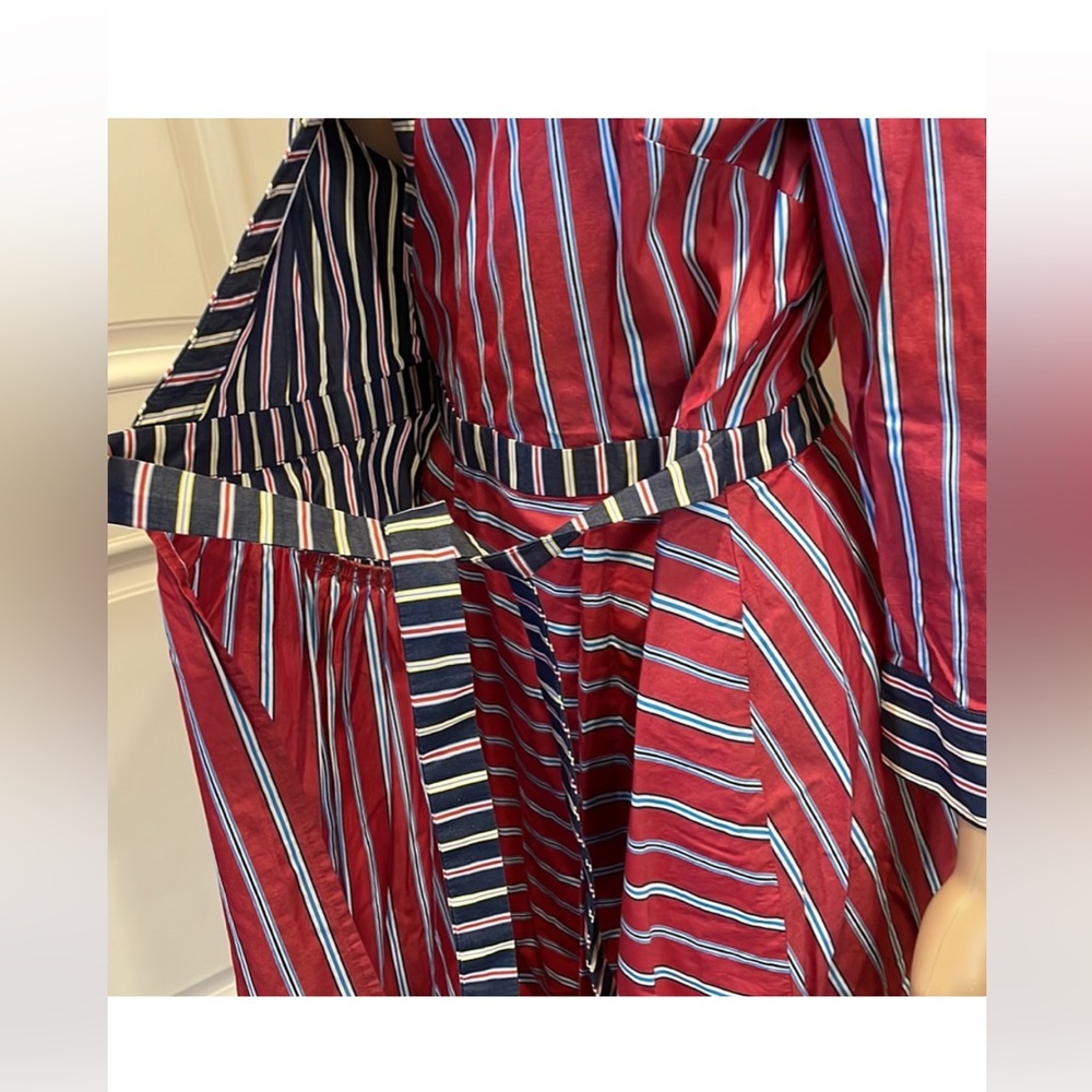 BCBGeneration Striped Blazer / Wrap Dress size M - Picture 4 of 9